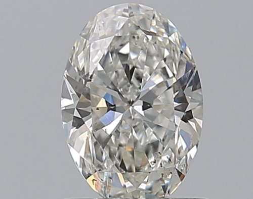 0.82 carat G-SI2 Natūralus Oval Deimantas (1)