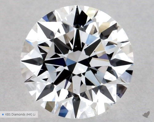0.32 carat D-SI1 Excellent cut Natūralus Round Deimantas (1)