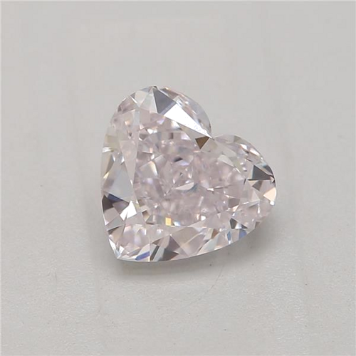 0.72 carat Very Light Pink-VVS2 Natūralus Heart Deimantas (1)