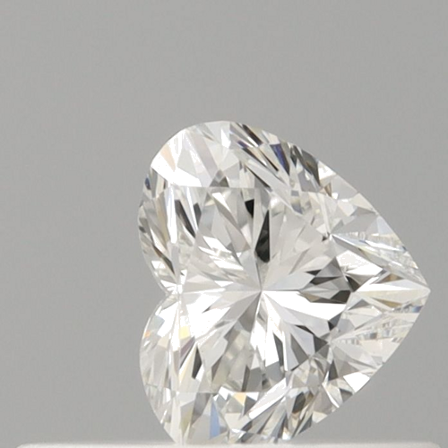 0.3 carat F-VVS1 Natūralus Heart Deimantas (1)