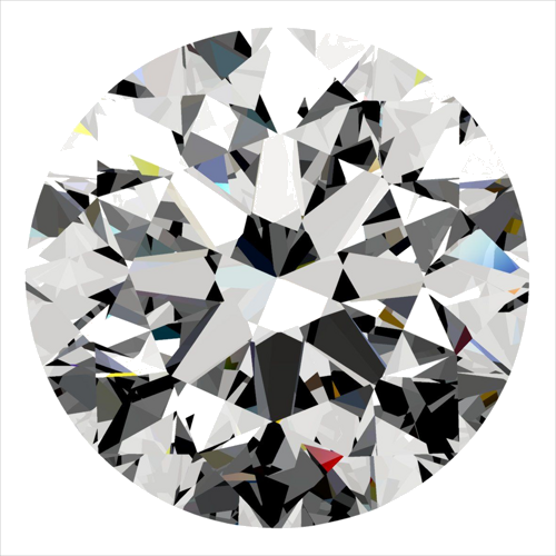 0.3 carat F-VVS2 Very Good cut Natūralus Round Deimantas (1)