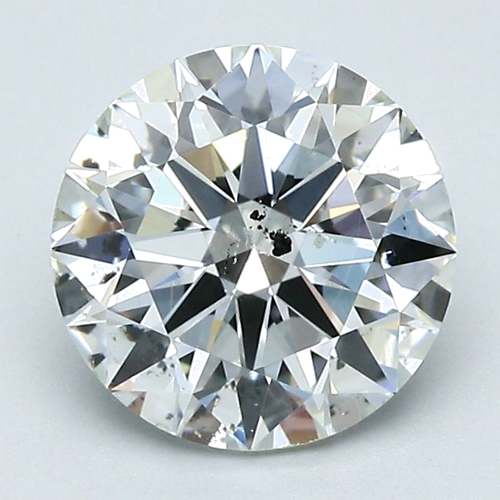 2.01 carat F-SI2 Excellent cut Natūralus Round Deimantas (1)