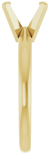 Sužadėtuvių Žiedas „Solitaire“ 585 Geltonojo Aukso Oval 8mm x 6mm (4)