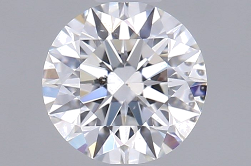 0.41 carat F-SI2 Excellent cut Natūralus Round Deimantas (1)