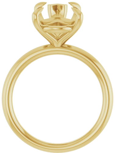 Sužadėtuvių Žiedas „Claw-Prong Solitaire“ 10k yellow gold Pear 15mm x 10mm (2)