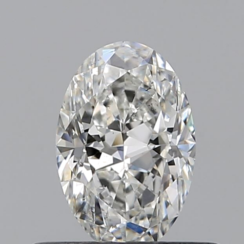 0.5 carat G-SI2 Natūralus Oval Deimantas (1)