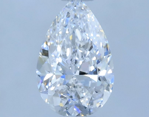 0.4 carat D-VVS1 Natūralus Pear Deimantas (1)