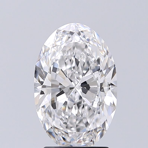 2.0 carat D-VS2 Natūralus Oval Deimantas (1)