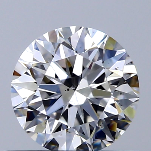 0.52 carat F-SI1 Excellent cut Natūralus Round Deimantas (1)