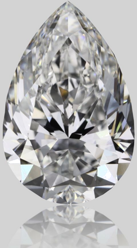 1.21 carat F-VS1 Natūralus Pear Deimantas (1)