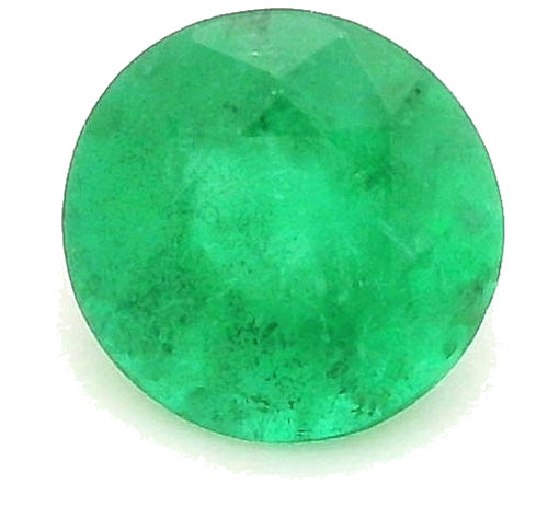 0.47 carat GREEN Round Smaragdas (1)