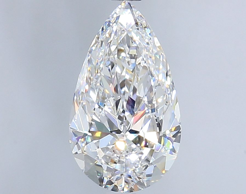 2.0 carat D-SI1 Natūralus Pear Deimantas (1)