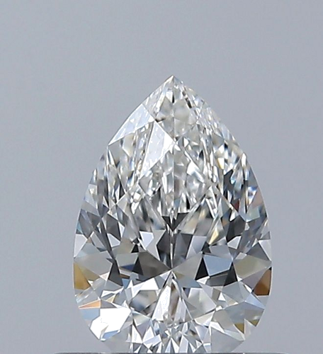 0.5 carat G-VS1 Natūralus Pear Deimantas (1)