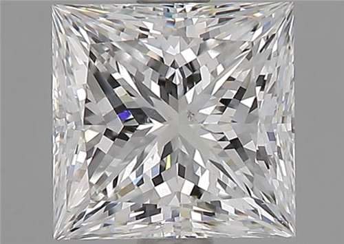 1.54 carat F-SI1 Natūralus Princess Deimantas (1)