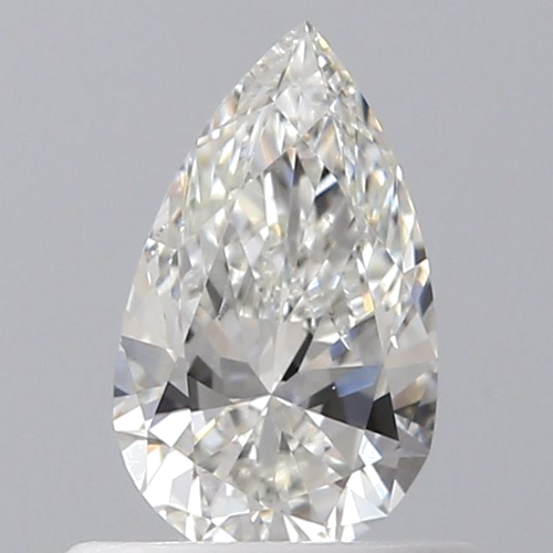 0.5 carat G-SI2 Natūralus Pear Deimantas (1)