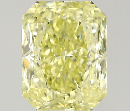 0.5 carat Fancy Yellow-VS1 Natūralus Radiant Deimantas (1)