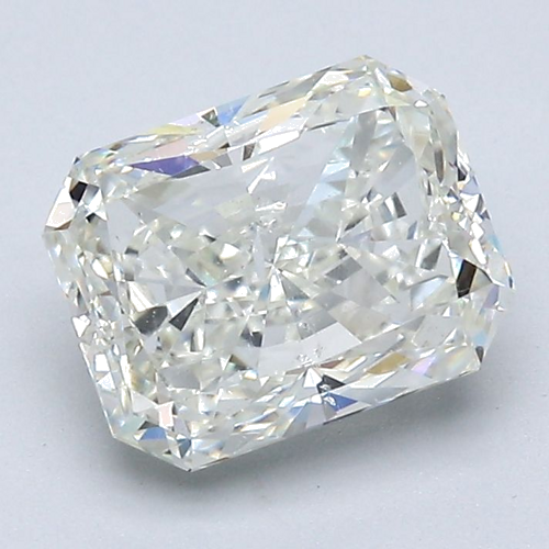 2.0 carat J-SI2 Natūralus Radiant Deimantas (1)