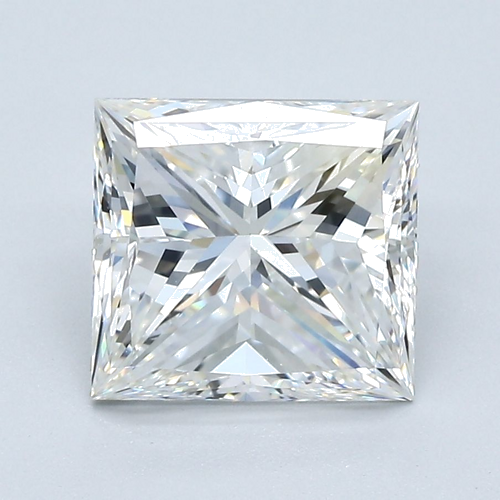 3.09 carat H-VS1 Natūralus Princess Deimantas (1)