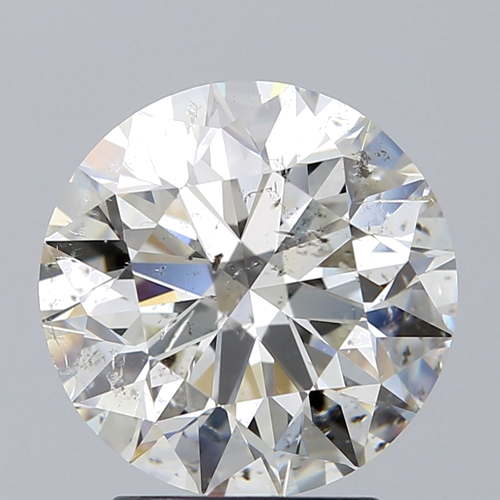 3.01 carat J-SI2 Excellent cut Natūralus Round Deimantas (1)