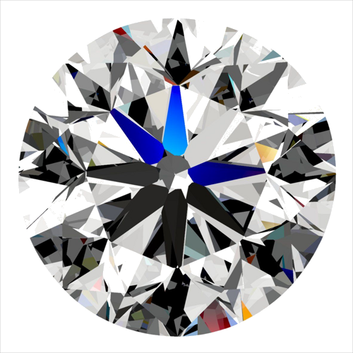 0.3 carat D-VVS1 Very Good cut Natūralus Round Deimantas (1)