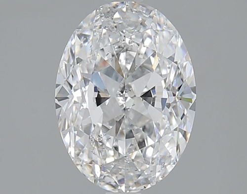 2.0 carat D-SI2 Natūralus Oval Deimantas (1)