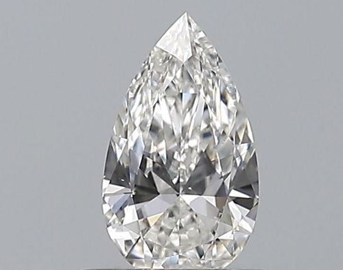 0.5 carat F-VS1 Natūralus Pear Deimantas (1)