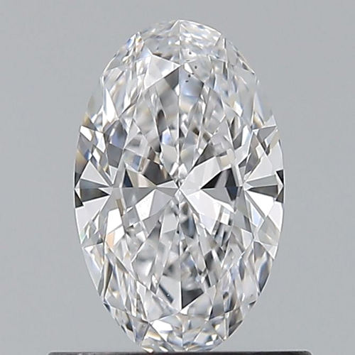 0.6 carat D-VS2 Natūralus Oval Deimantas (1)