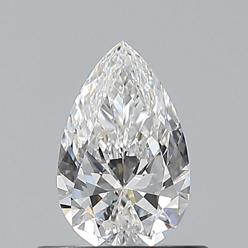 0.5 carat E-VVS1 Natūralus Pear Deimantas (1)