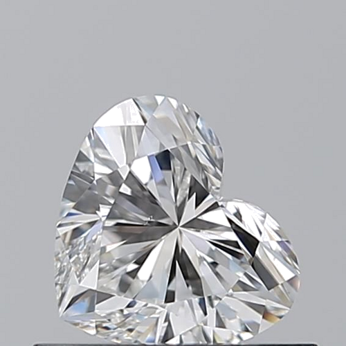 0.53 carat G-VS2 Natūralus Heart Deimantas (1)