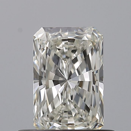0.51 carat I-VVS1 Natūralus Radiant Deimantas (1)