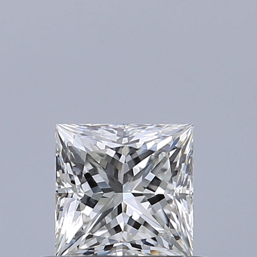 0.45 carat F-VVS1 Natūralus Princess Deimantas (1)