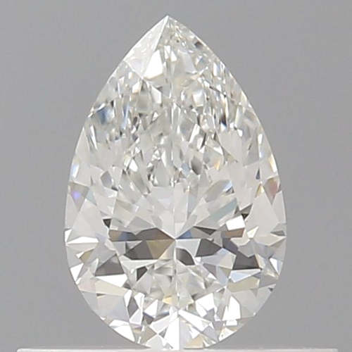 0.4 carat G-VVS1 Natūralus Pear Deimantas (1)
