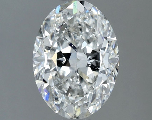 1.71 carat F-SI2 Natūralus Oval Deimantas (1)