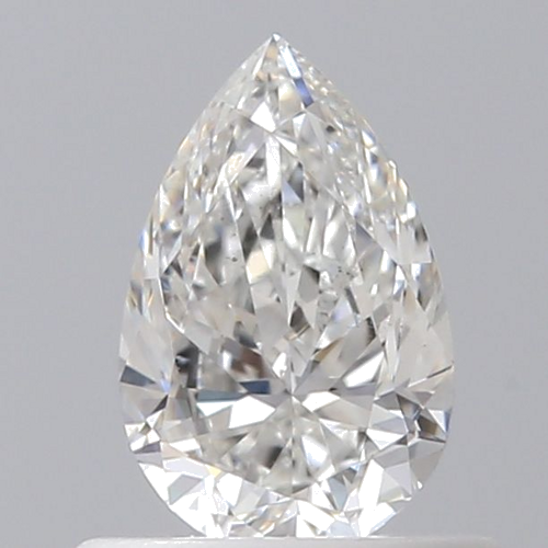0.5 carat F-SI1 Natūralus Pear Deimantas (1)