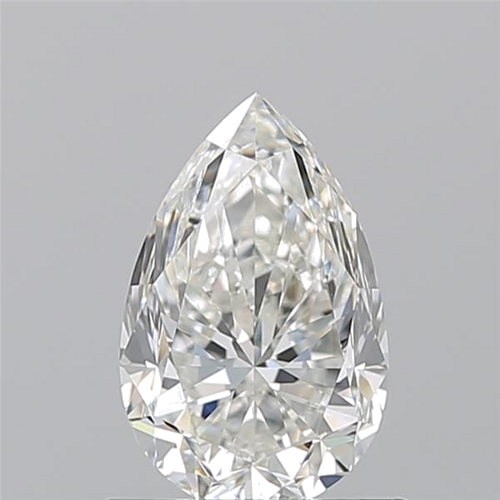 1.01 carat I-SI1 Natūralus Pear Deimantas (1)