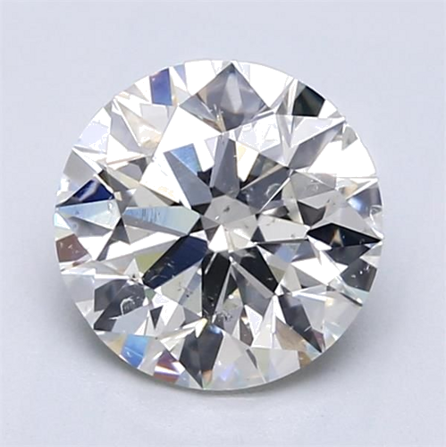 2.01 carat I-SI2 Excellent cut Natūralus Round Deimantas (1)