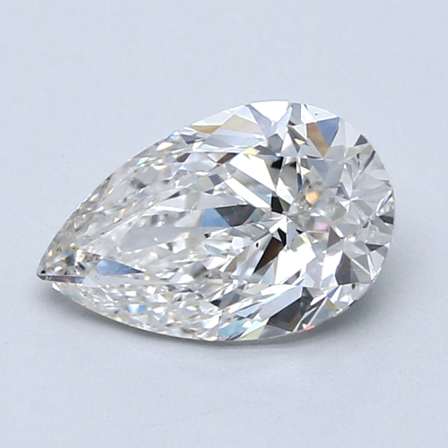 2.01 carat H-SI2 Natūralus Pear Deimantas (1)
