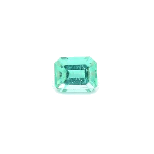 0.72 carat GREEN STEP cut Octagonal Smaragdas (1)