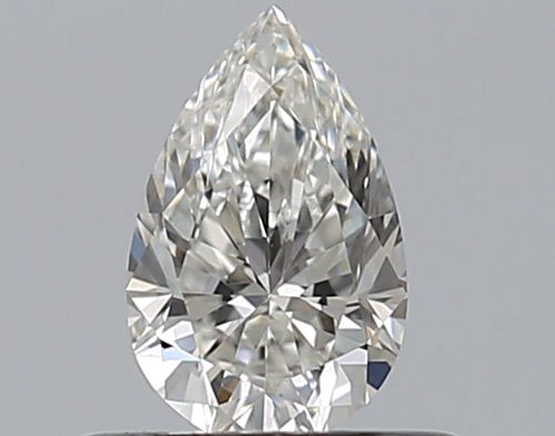 0.4 carat F-VS1 Natūralus Pear Deimantas (1)