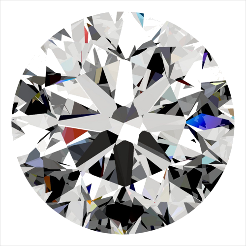 0.31 carat F-SI2 Very Good cut Natūralus Round Deimantas (1)