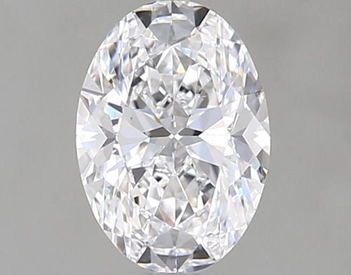 0.5 carat D-VS2 Natūralus Oval Deimantas (1)