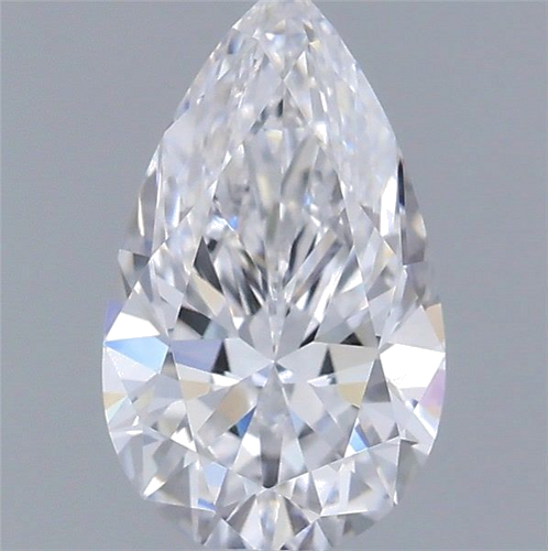 0.5 carat D-VS2 Natūralus Pear Deimantas (1)