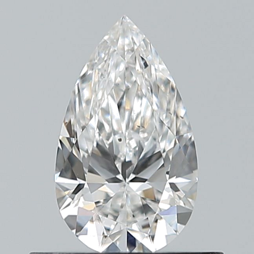 0.5 carat E-SI1 Natūralus Pear Deimantas (1)