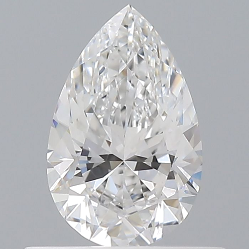 0.51 carat D-VS2 Natūralus Pear Deimantas (1)