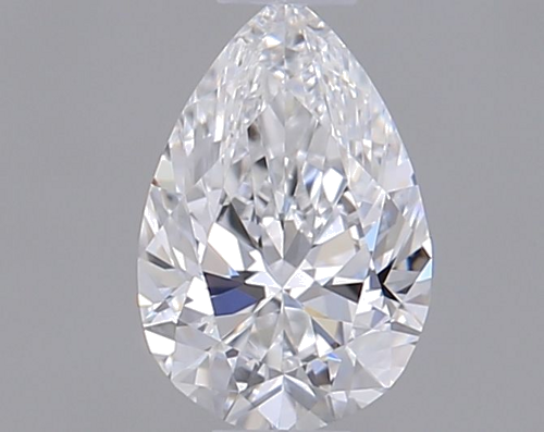 0.3 carat D-VVS1 Natūralus Pear Deimantas (1)