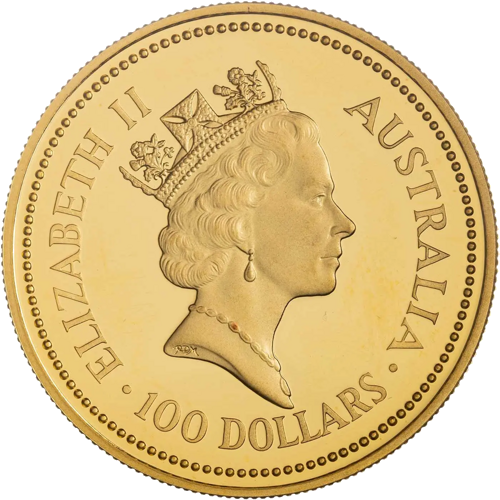 1 oz Australian Nugget 1987 Gold Coin (2)