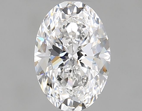 0.46 carat E-VVS1 Natūralus Oval Deimantas (1)