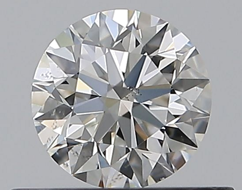 0.42 carat I-SI1 Excellent cut Natūralus Round Deimantas (1)