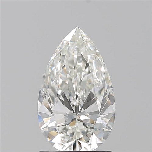 1.23 carat I-VVS2 Natūralus Pear Deimantas (1)