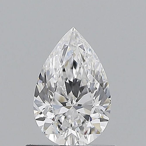 0.7 carat D-VS1 Natūralus Pear Deimantas (1)